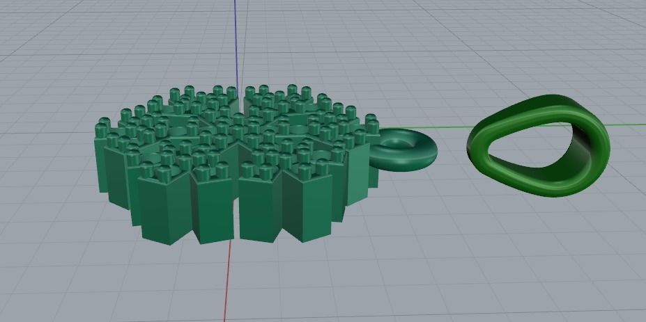 Snowflake pendant Model 4220 3D print model_3