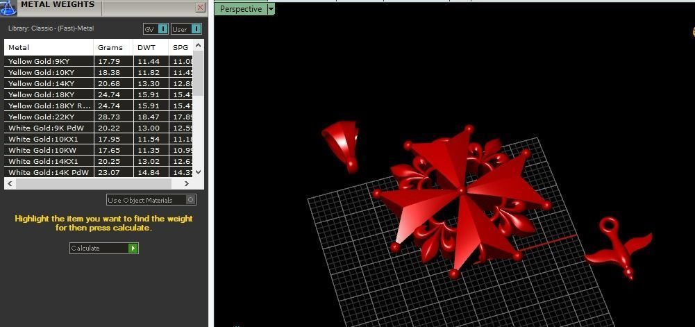 Pendant cross Model 4213 3D print model_7