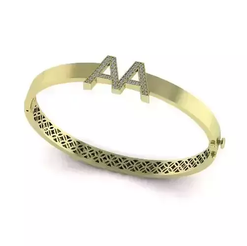 Letter A bracelet Model 4210