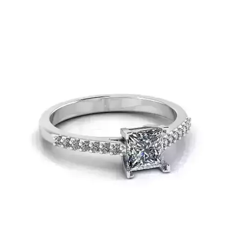 Engagement halo rings Model 4201