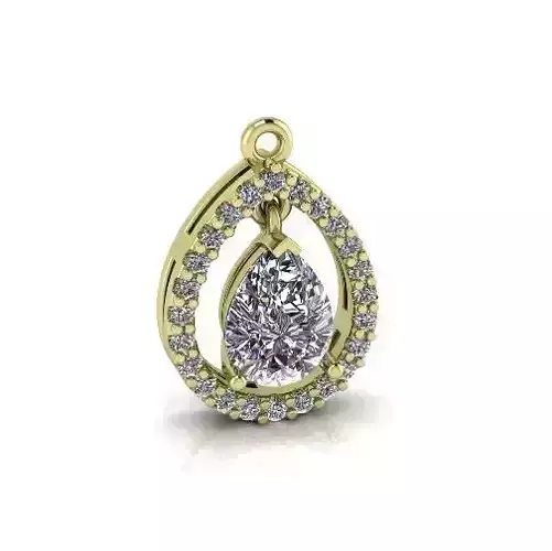 Pear pendant Model 4197