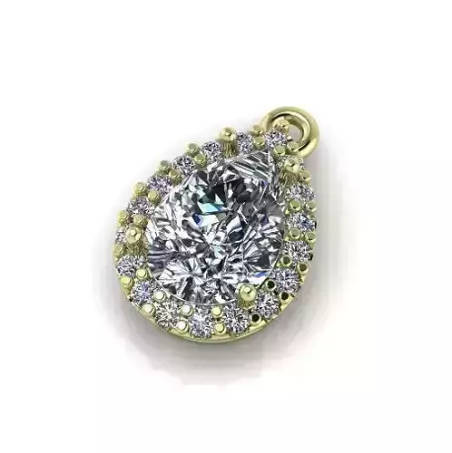 Pear pendant Model 4196