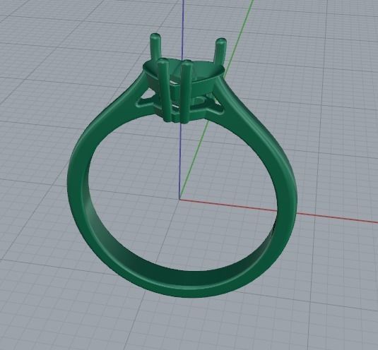 Heart ring Model 4193 3D print model_3