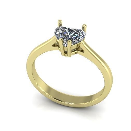 Heart ring Model 4193 3D print model_1