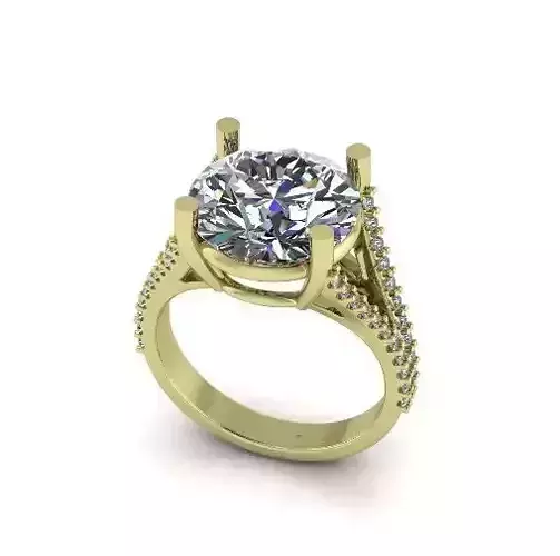 Engagement halo rings Model 4190