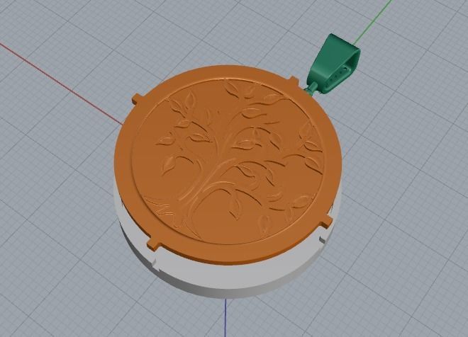 Star of David pendant Model 4188 3D print model_4