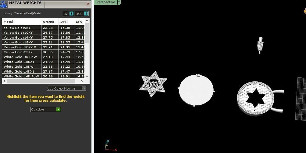 Star of David pendant Model 4188 3D print model_7