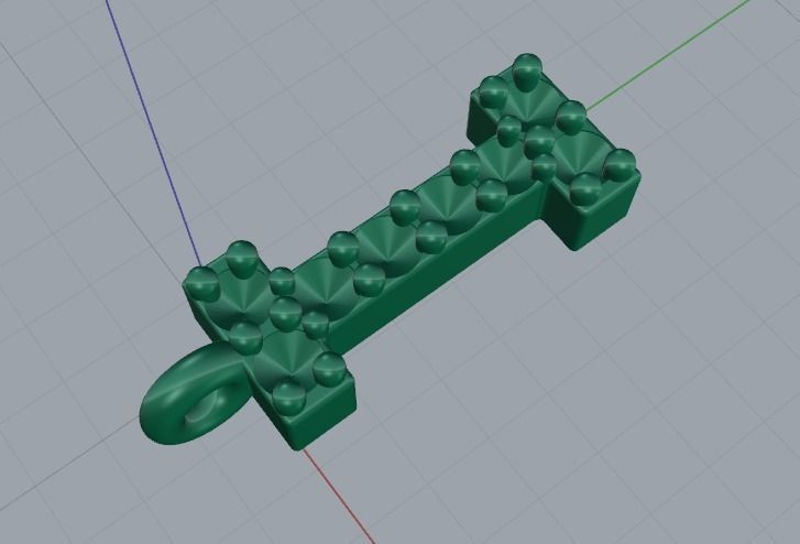 Letter I Model 4178 3D print model_2