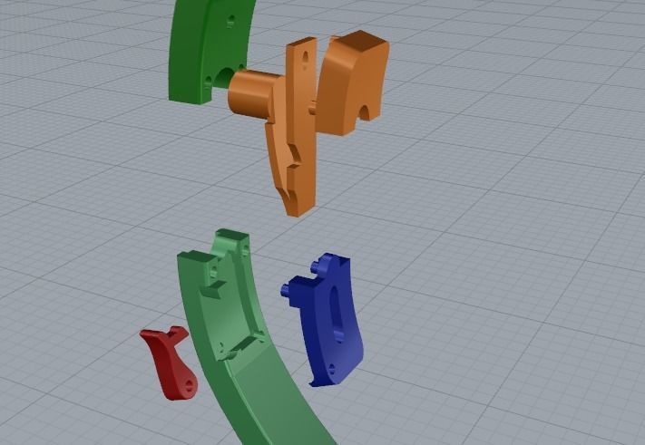 Bracelet size 17 Model 4176 3D print model_3