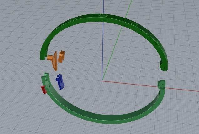 Bracelet size 17 Model 4176 3D print model_2