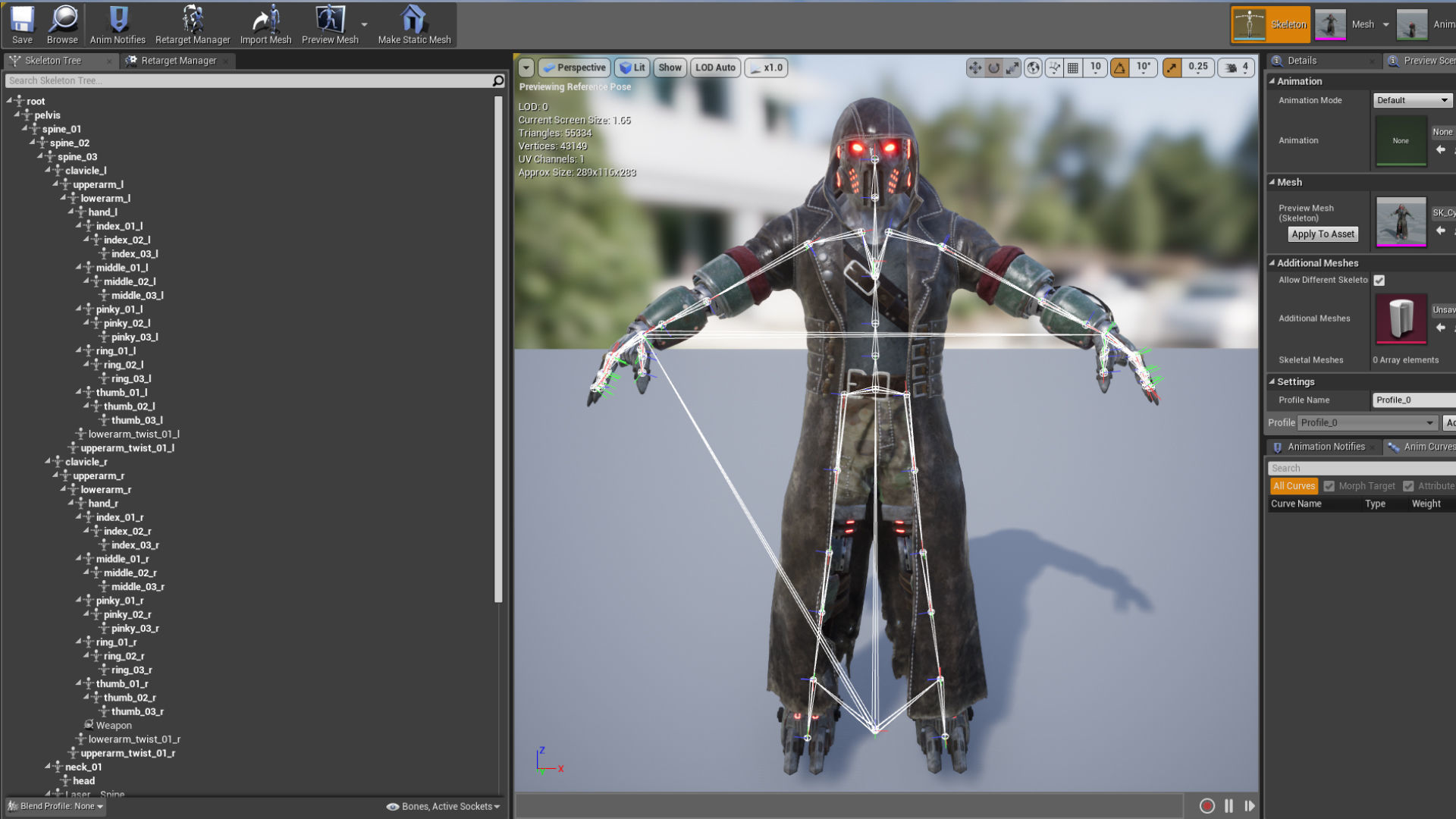 Sci-fi Warrior Low-poly 3D model_18