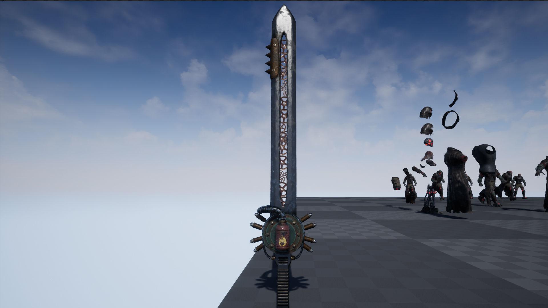 Sci-fi Warrior Low-poly 3D model_20