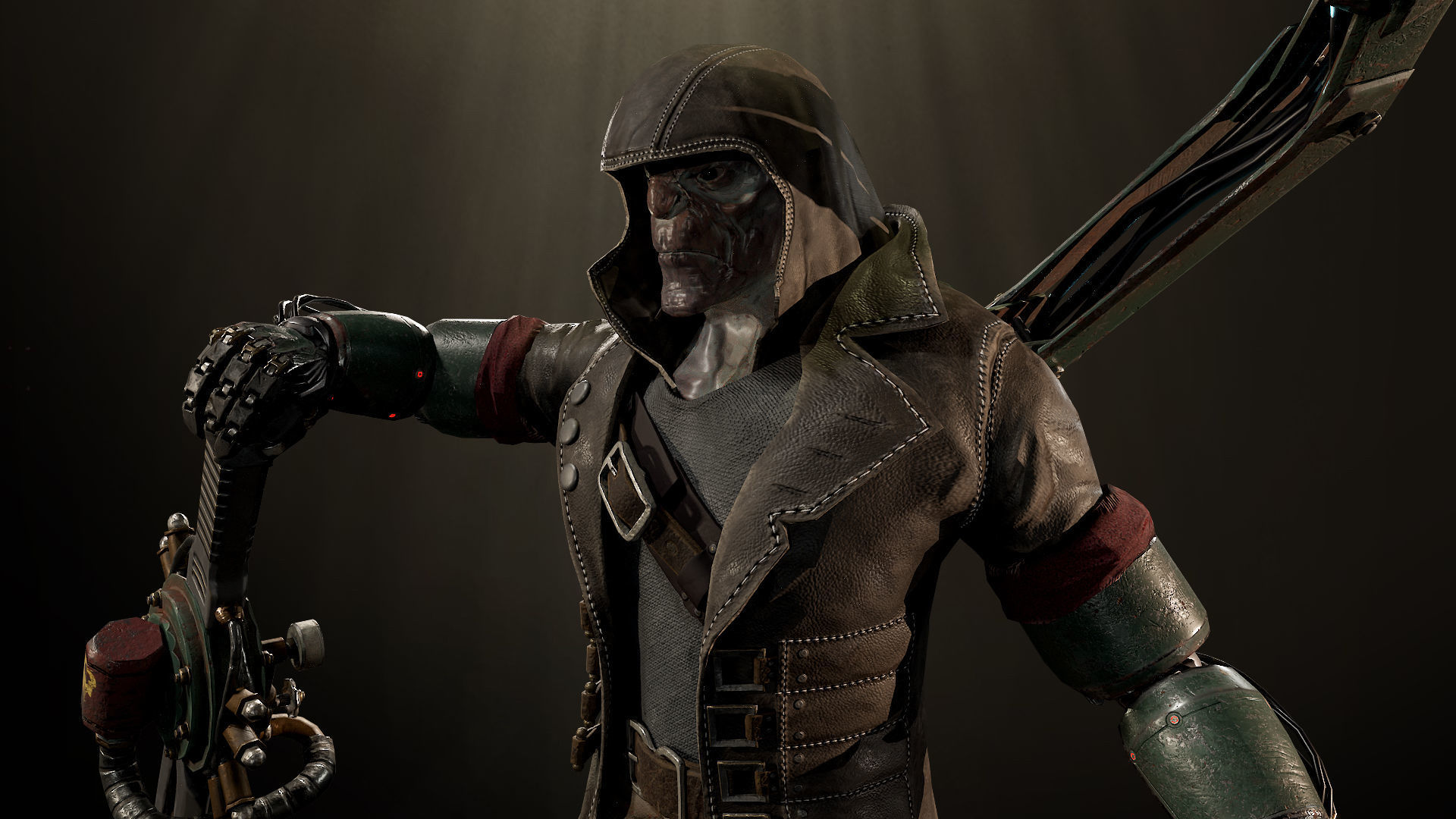 Sci-fi Warrior Low-poly 3D model_13