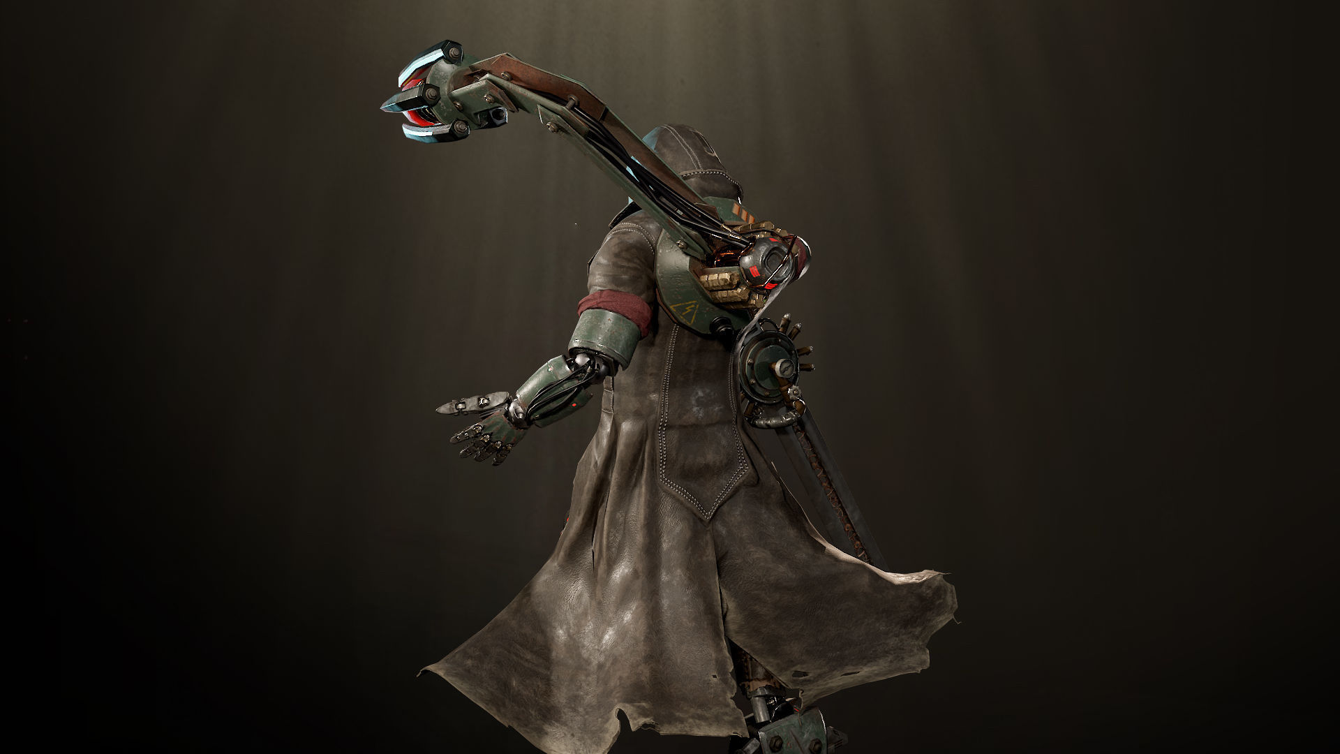 Sci-fi Warrior Low-poly 3D model_9