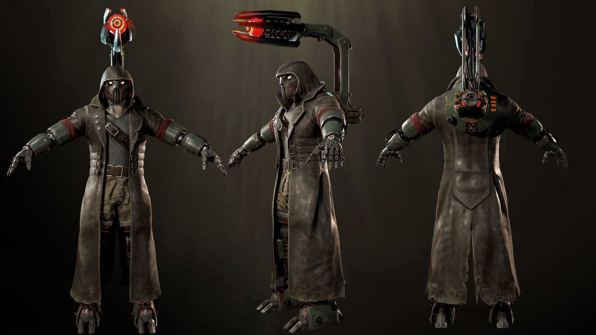 Sci-fi Warrior Low-poly 3D model_2