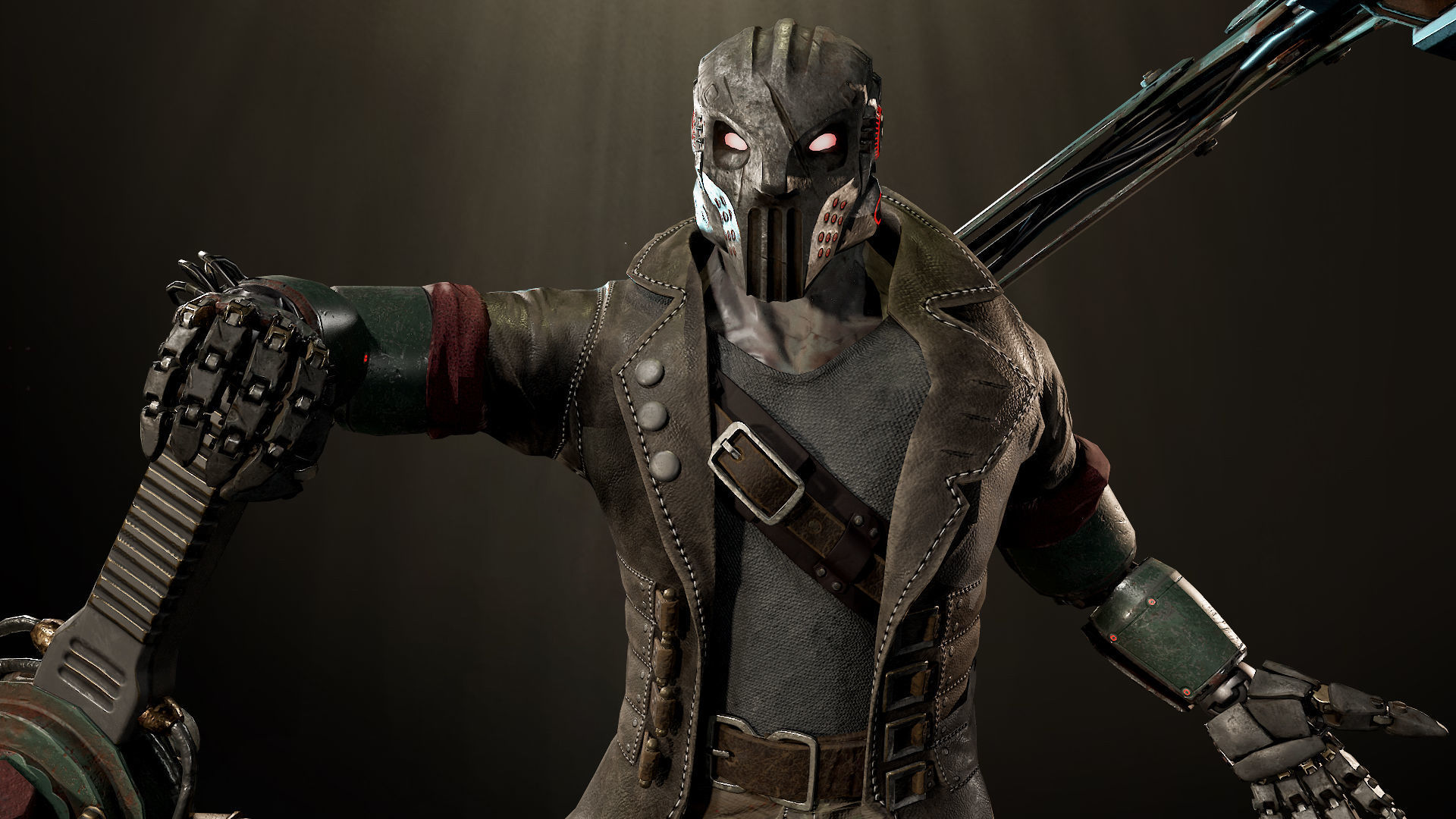 Sci-fi Warrior Low-poly 3D model_8