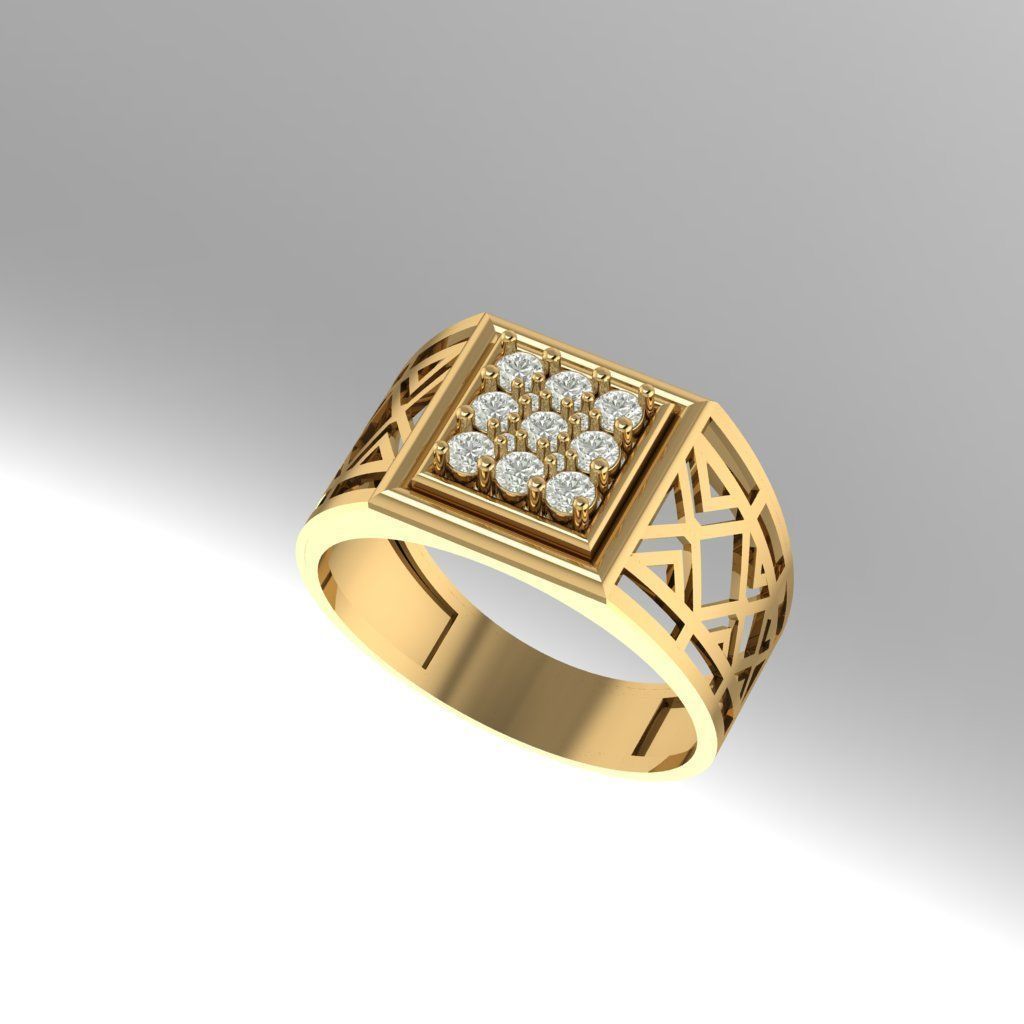 GENTS RING 3D print model_1