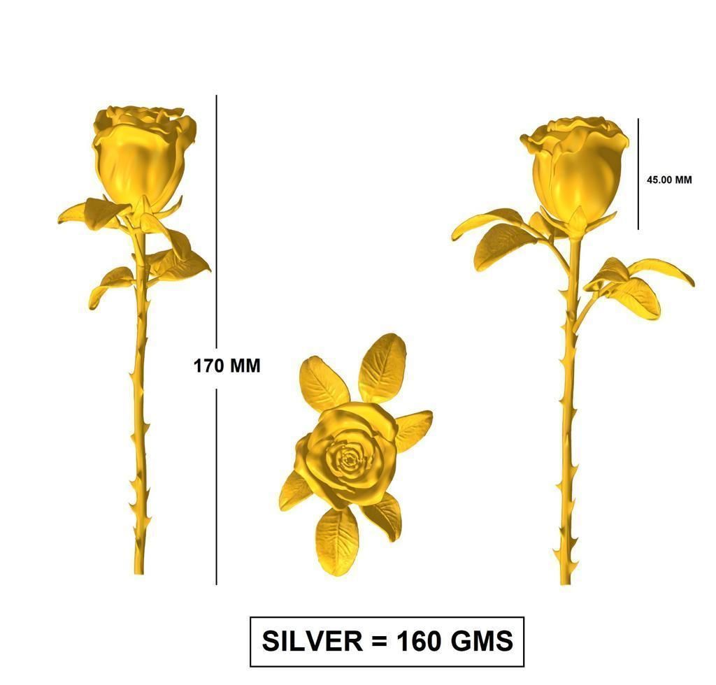 Unique Rose Design Printable File In All 3d Machines 3D print model_4
