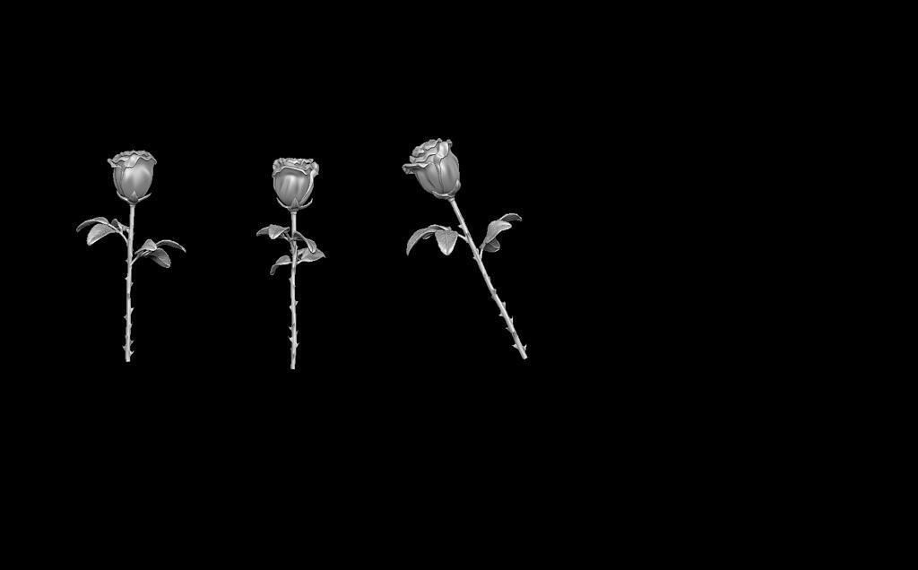 Unique Rose Design Printable File In All 3d Machines 3D print model_3