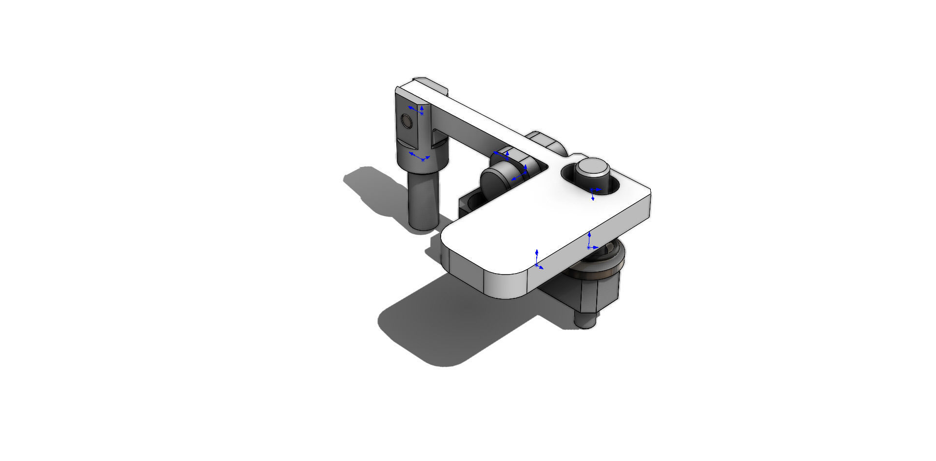Indexador por Alavanca Lever Indexer 3D model_1