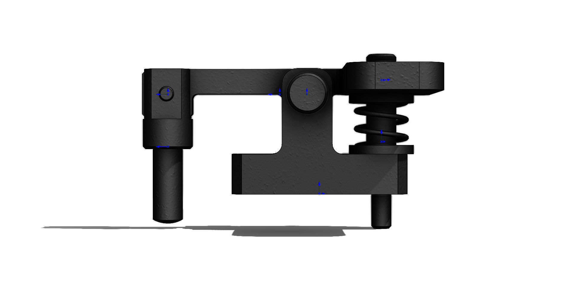 Indexador por Alavanca Lever Indexer 3D model_22