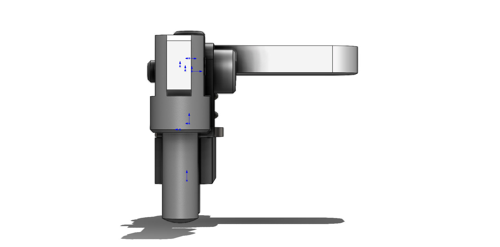 Indexador por Alavanca Lever Indexer 3D model_6