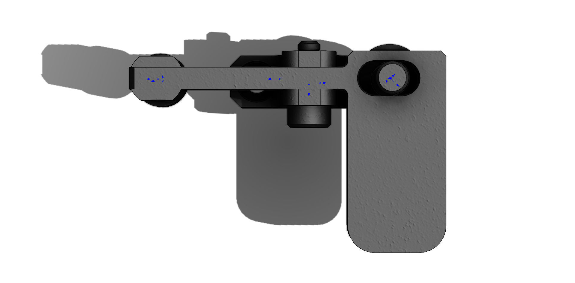 Indexador por Alavanca Lever Indexer 3D model_16