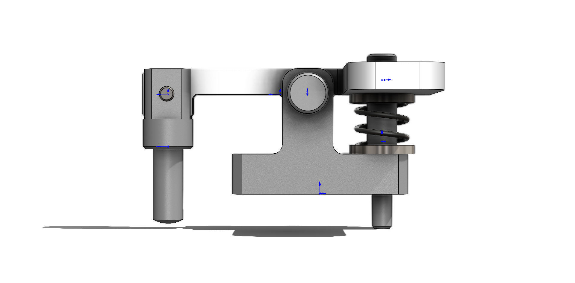 Indexador por Alavanca Lever Indexer 3D model_8