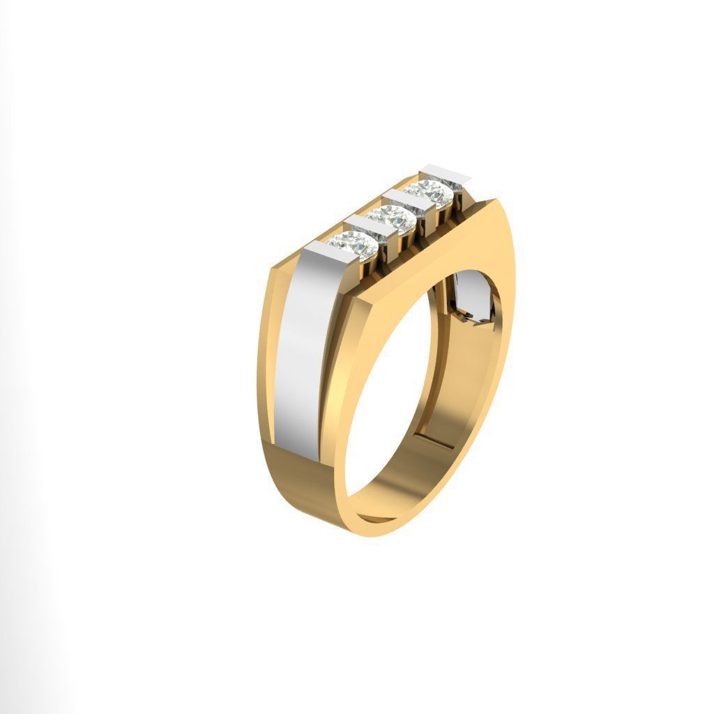 GENTS RING  3D print model_3