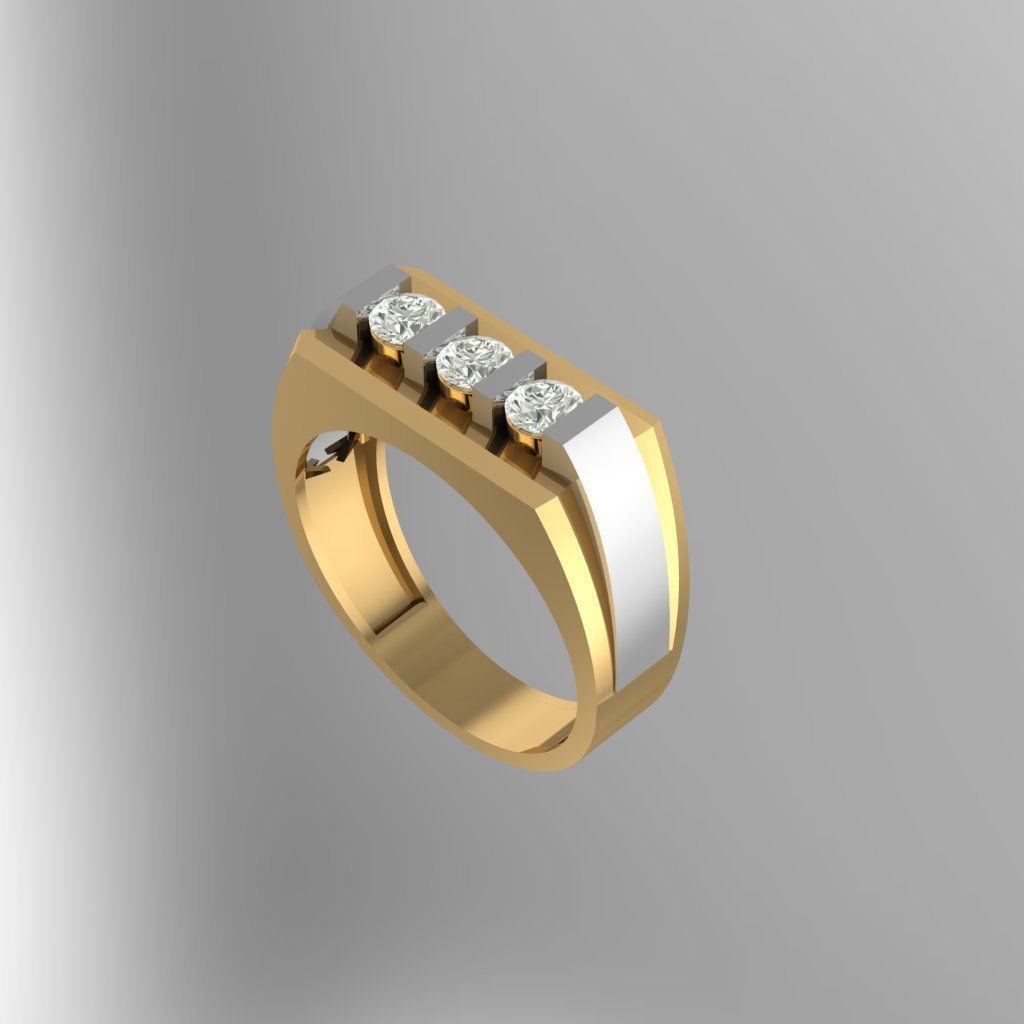 GENTS RING  3D print model_1