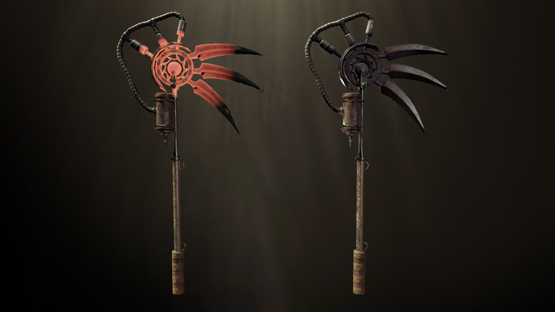 Sci-fi Undead Low-poly 3D model_10