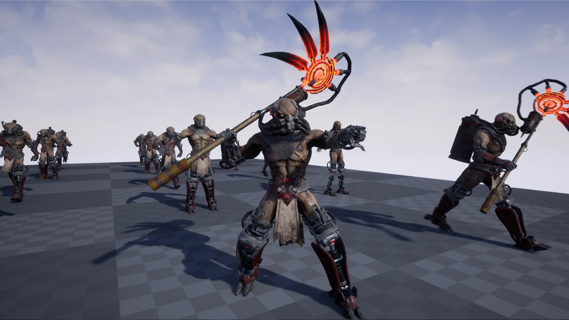 Sci-fi Undead Low-poly 3D model_18