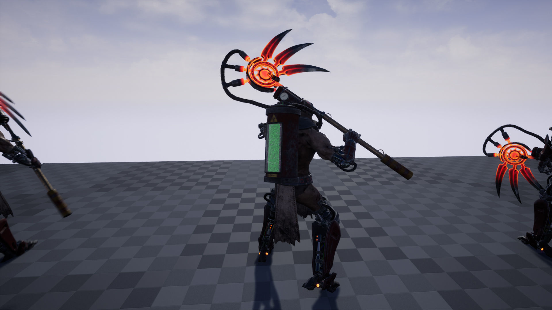 Sci-fi Undead Low-poly 3D model_13