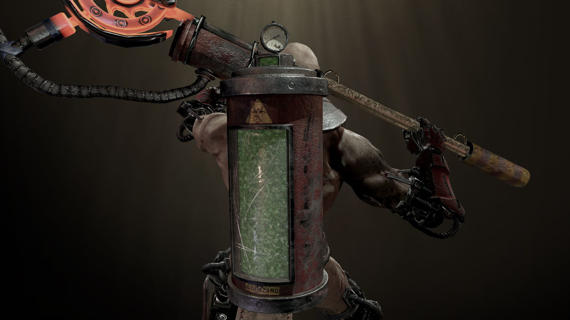 Sci-fi Undead Low-poly 3D model_7