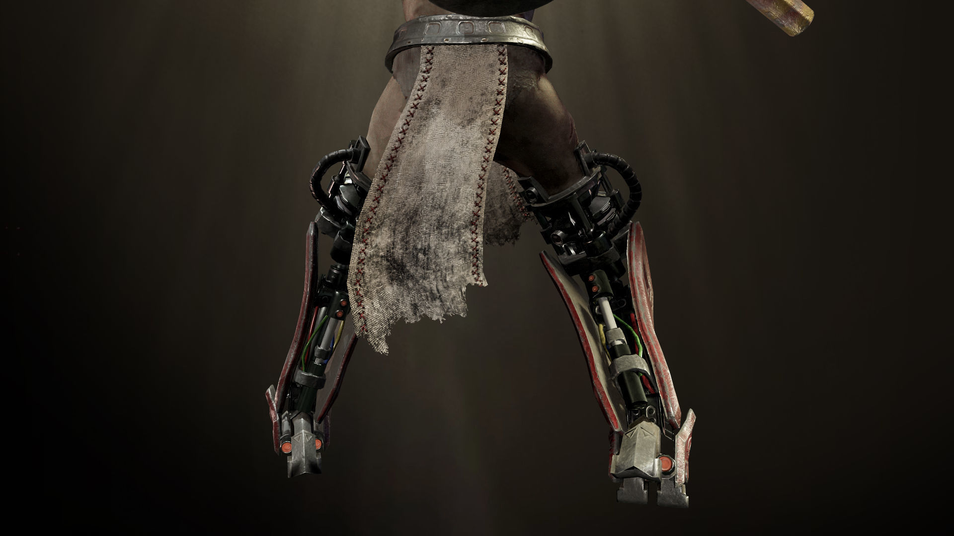 Sci-fi Undead Low-poly 3D model_6