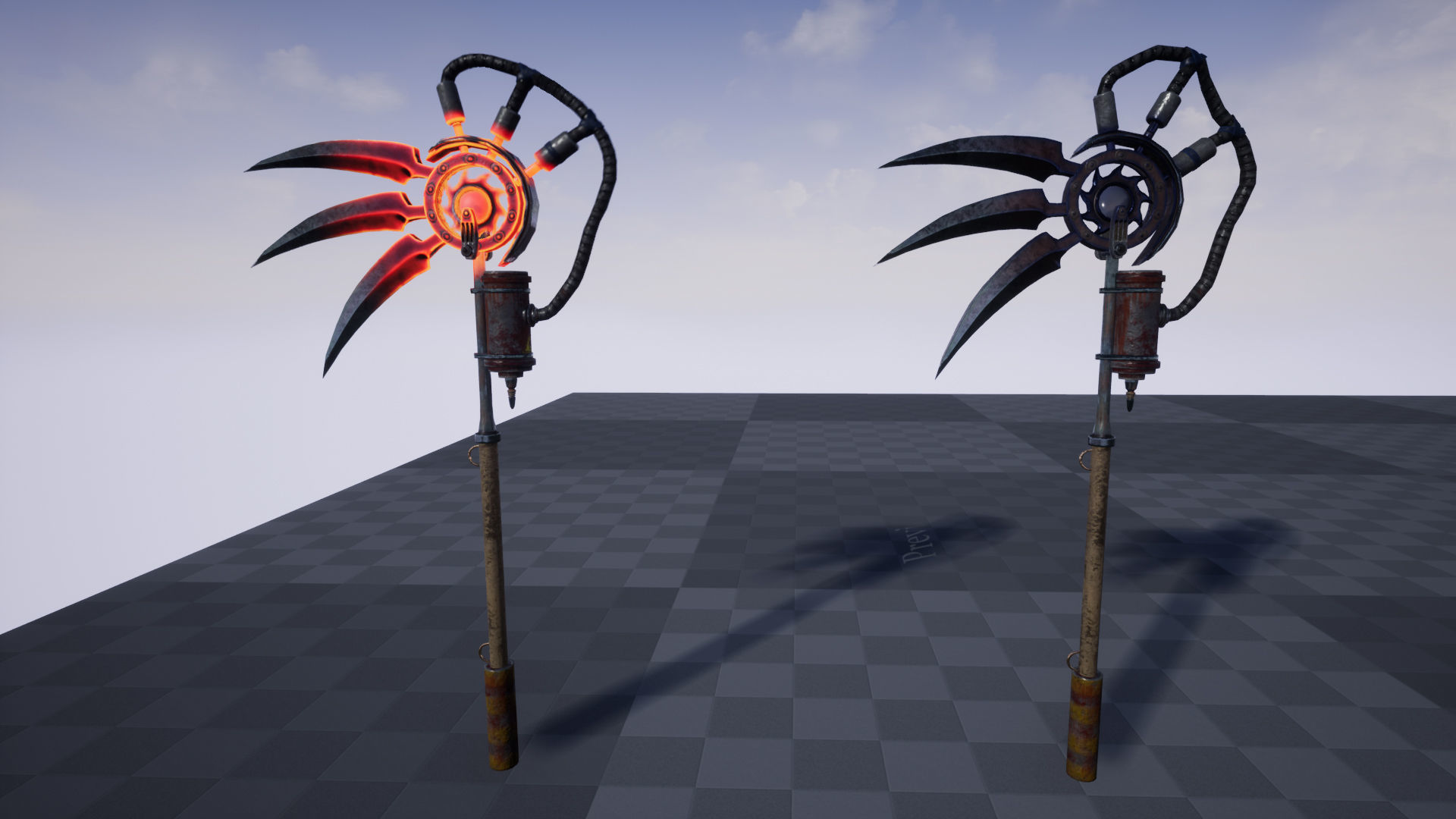 Sci-fi Undead Low-poly 3D model_16