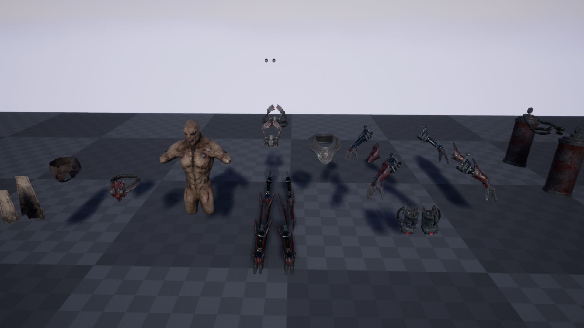 Sci-fi Undead Low-poly 3D model_12