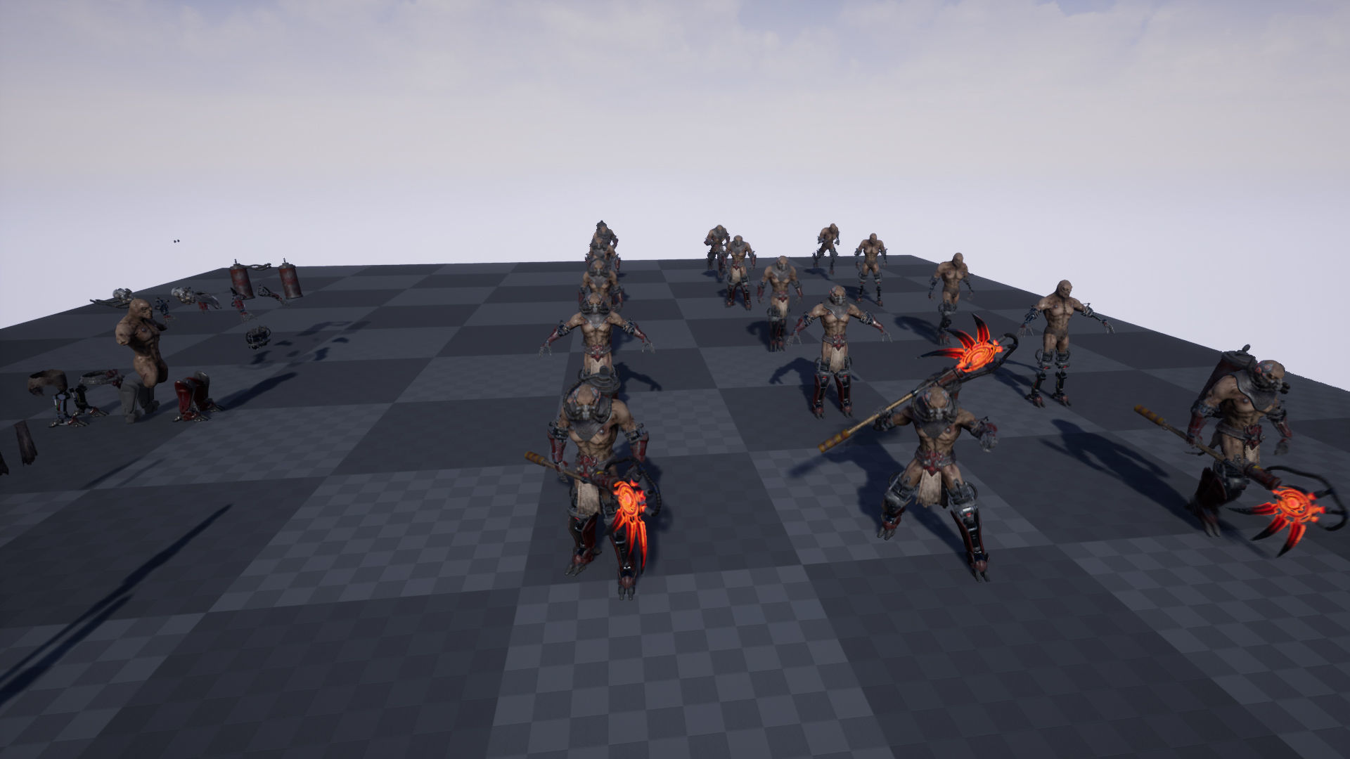 Sci-fi Undead Low-poly 3D model_19