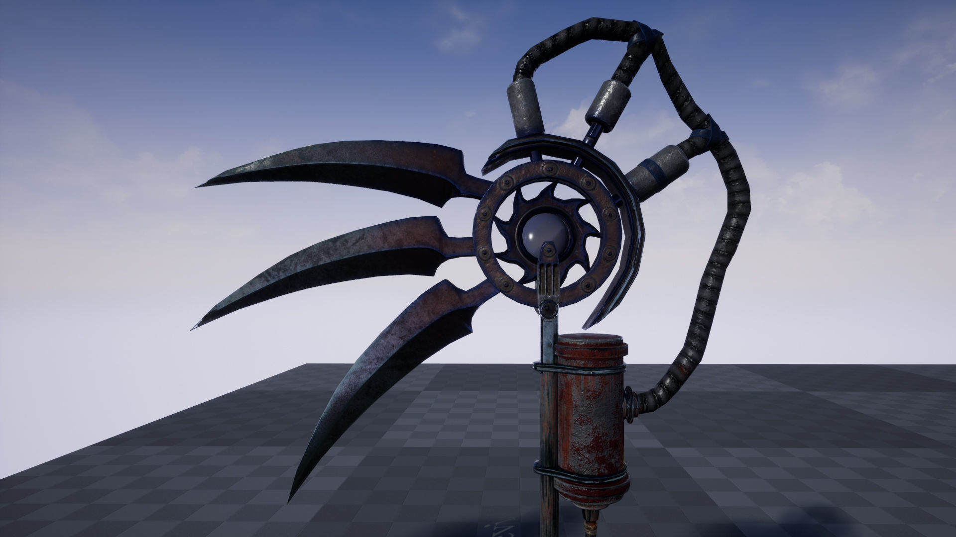 Sci-fi Undead Low-poly 3D model_17