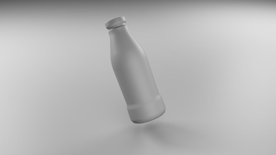 Bottle of water 3D Model 3D model_1