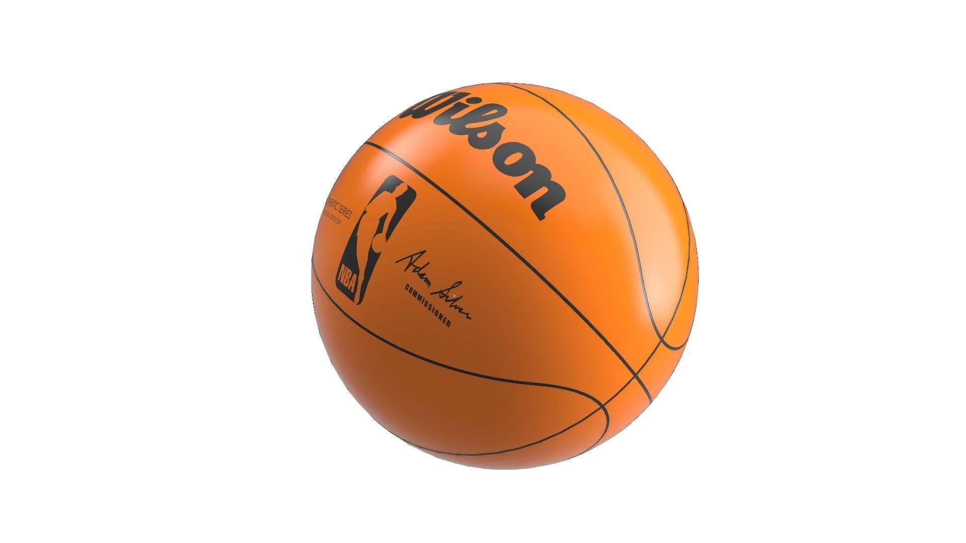 Basketball 3D print model_2