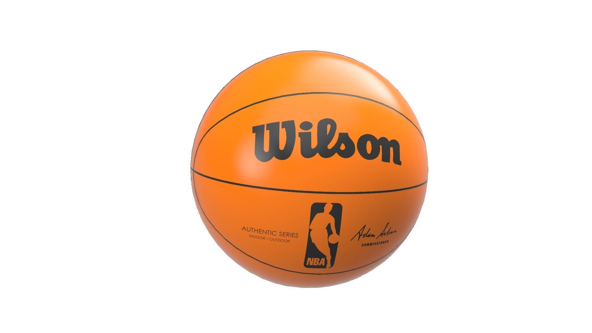 Basketball 3D print model_1