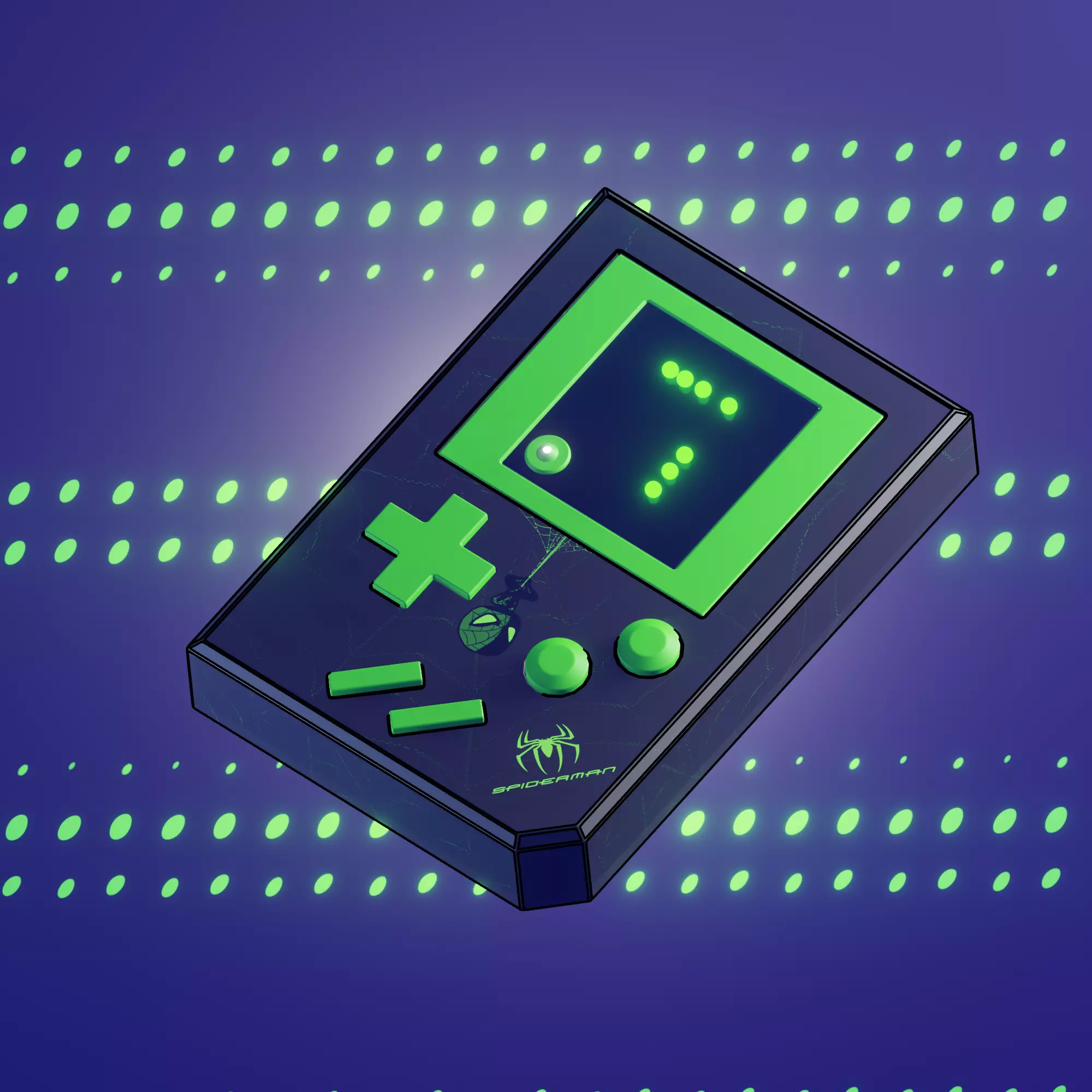 model games Low-poly 3D model_0