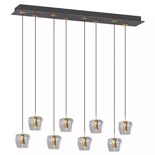 Newton 8Light Linear Pendant By Et2
