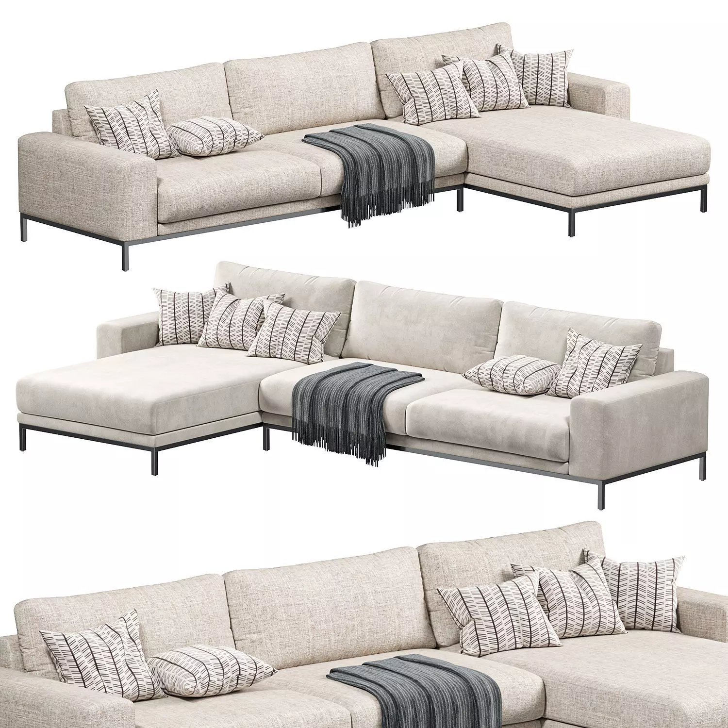  Corner sofa F207 by delavega 3D model_0