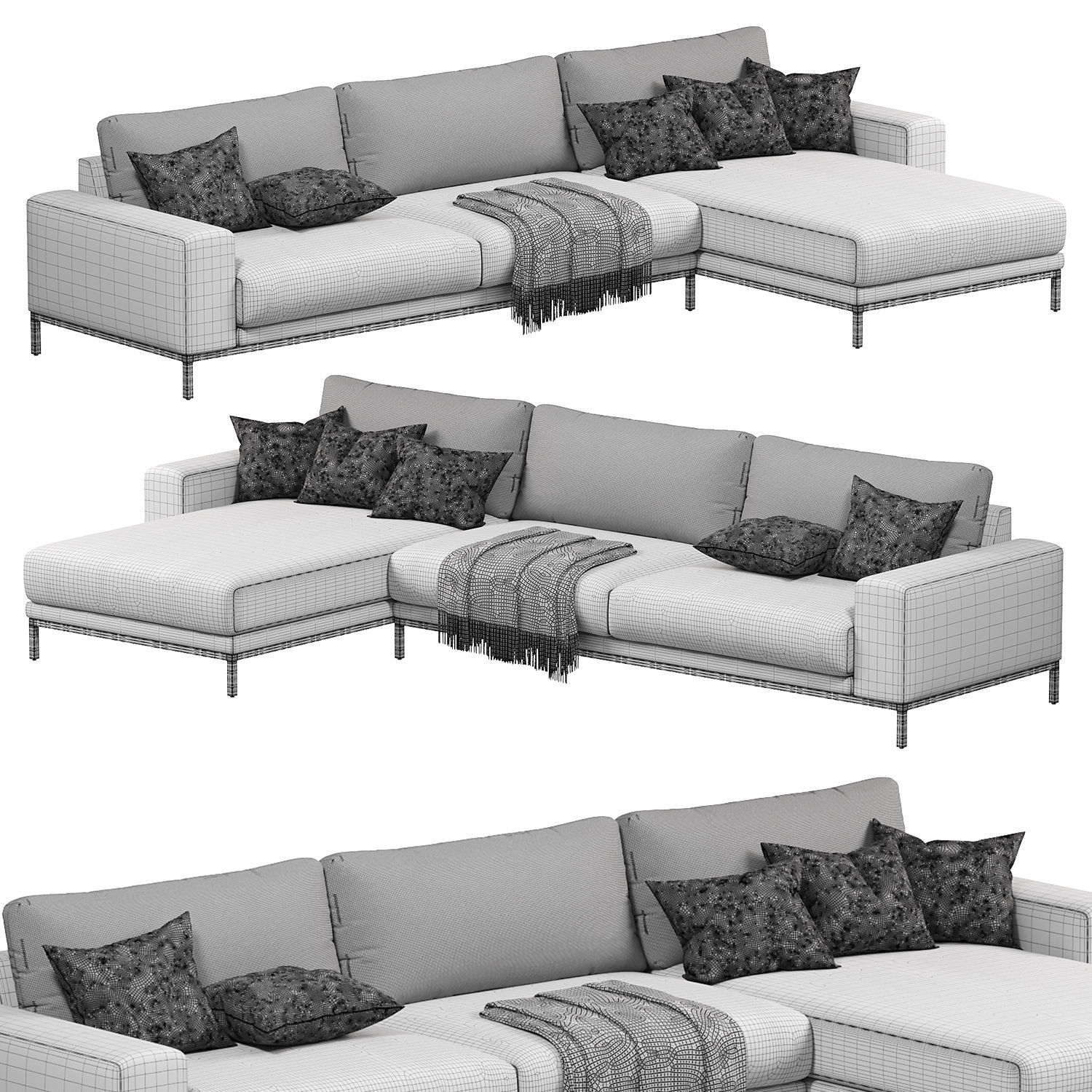 Corner sofa F207 by delavega 3D model_2