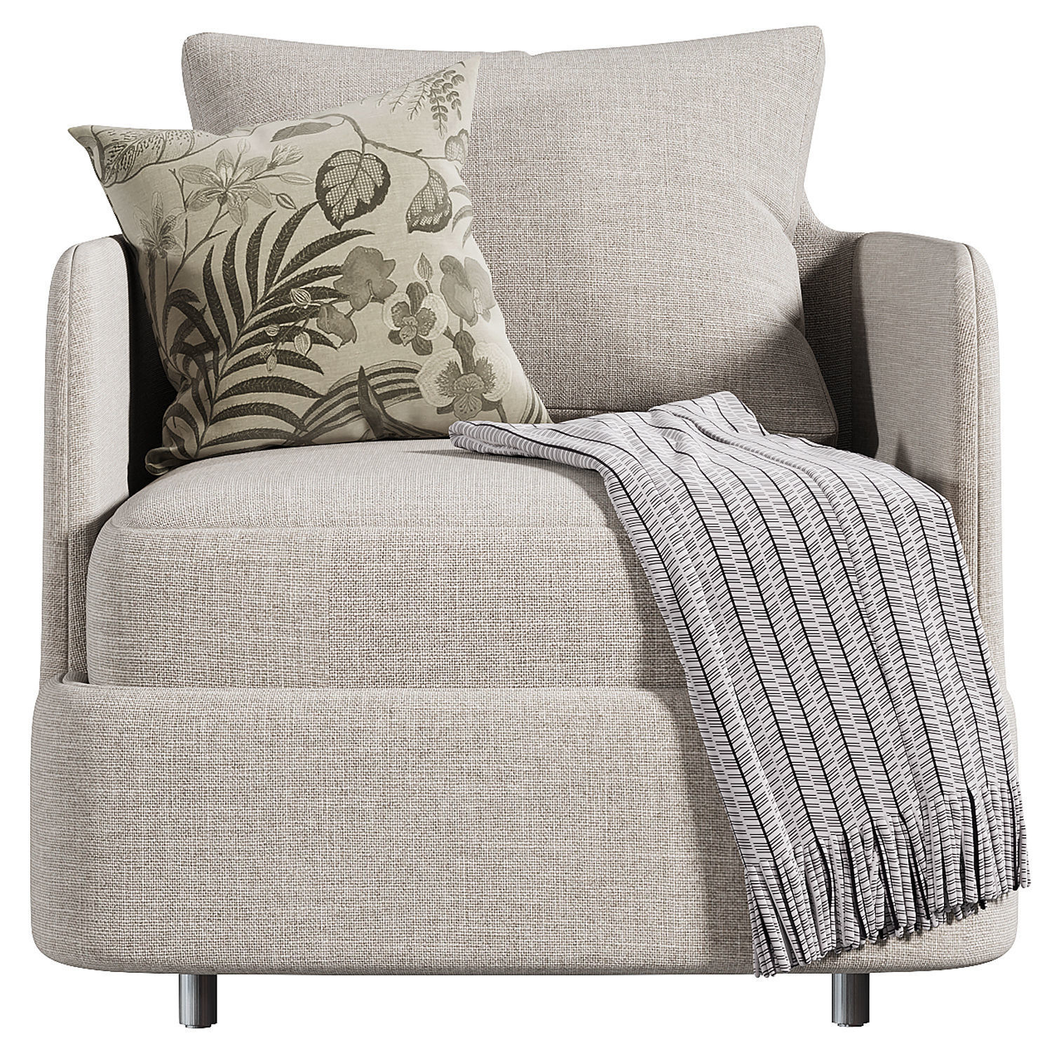 Armchair C76 by  3D model_1