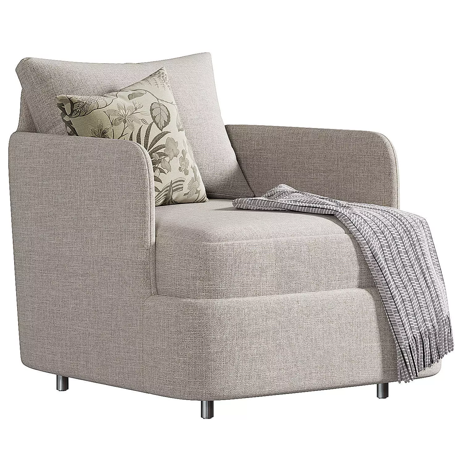 Armchair C76 by  3D model_0