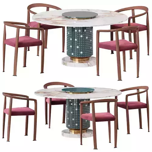 KIRK DINING TABLE by Mezzo Collection