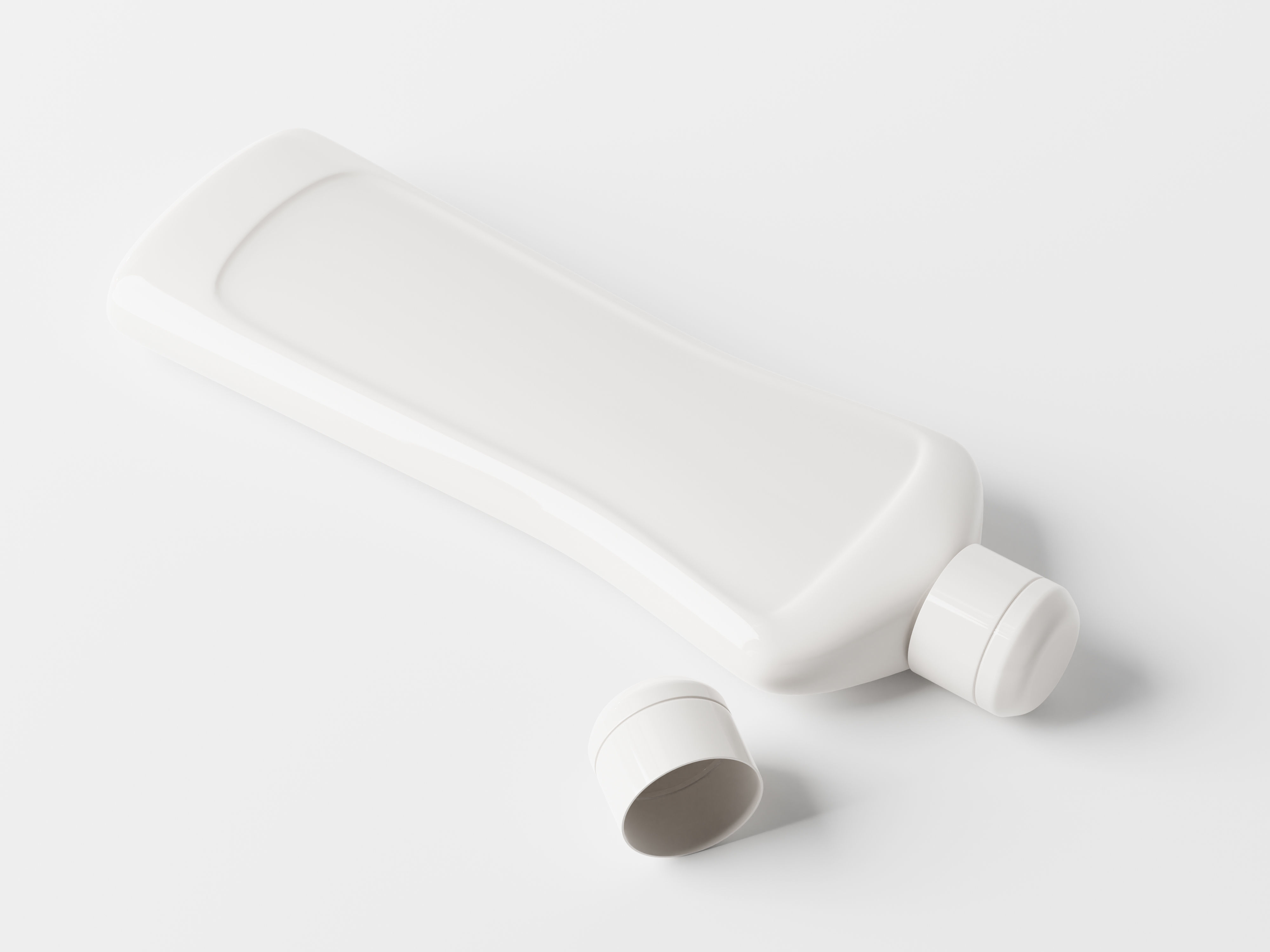 Cosmetic Plastic Bottle Packaging Low-poly 3D model_5